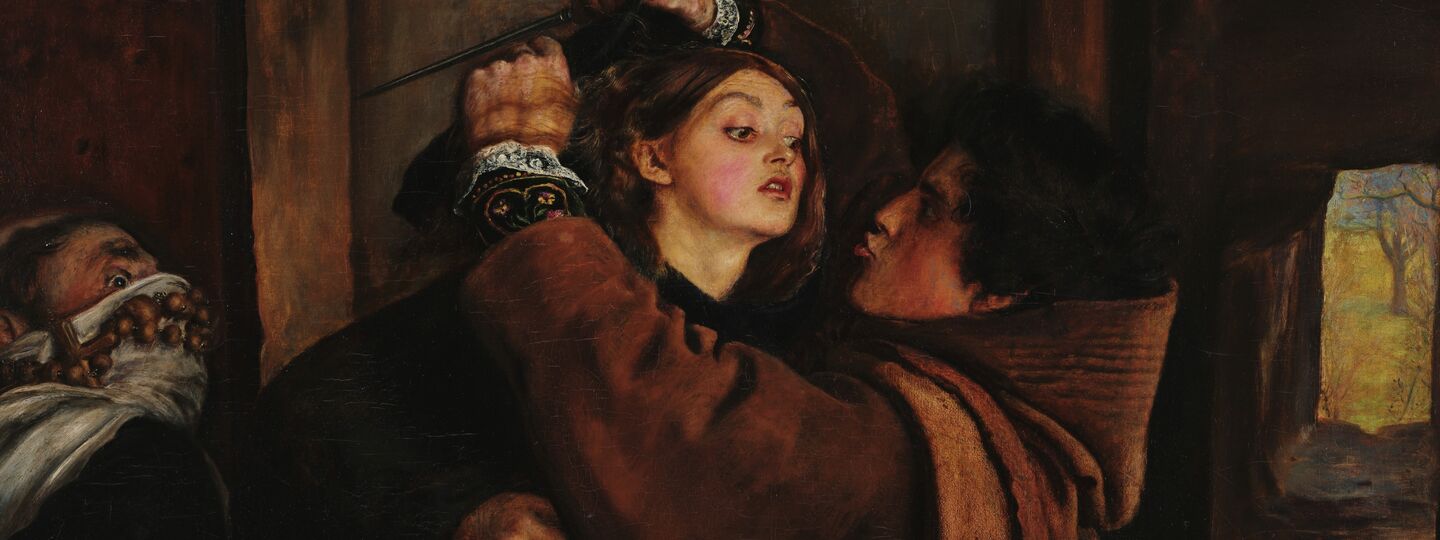 The Escape of a Heretic, 1559, by John Everett Millais