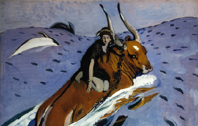 The rape of Europa, by Valentín Serov