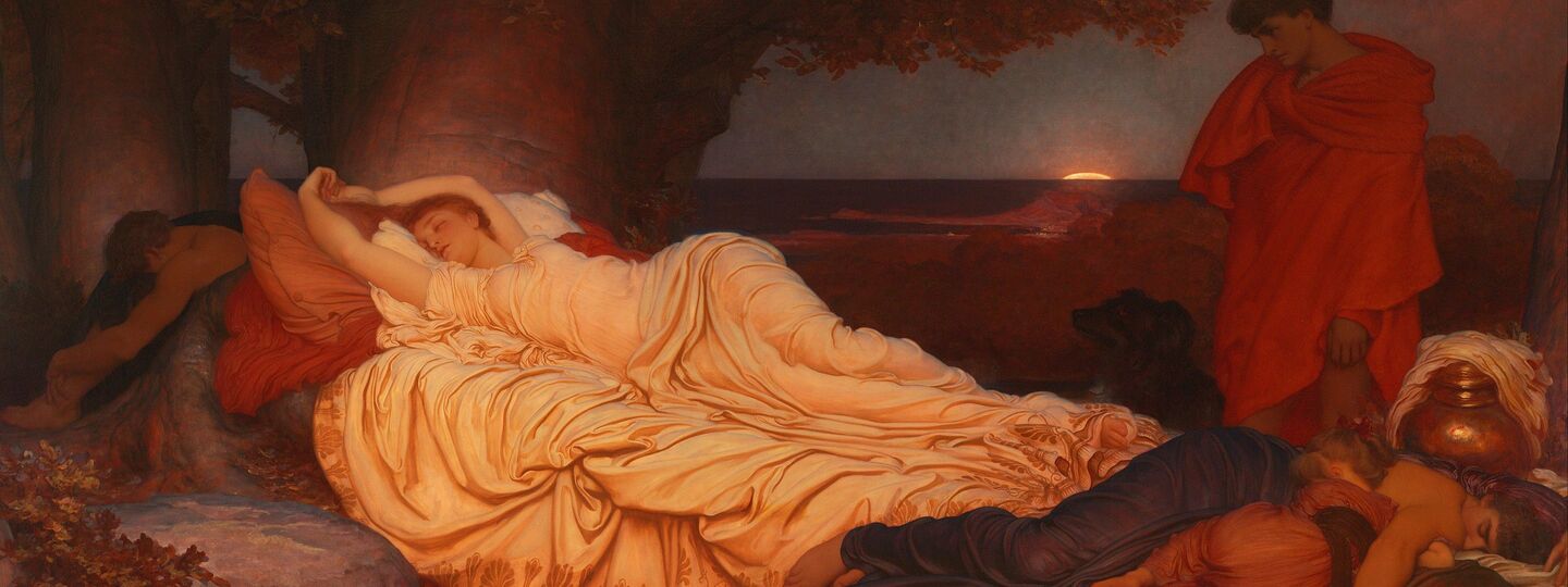 Cymon and Iphigenia, by Edmund Leighton