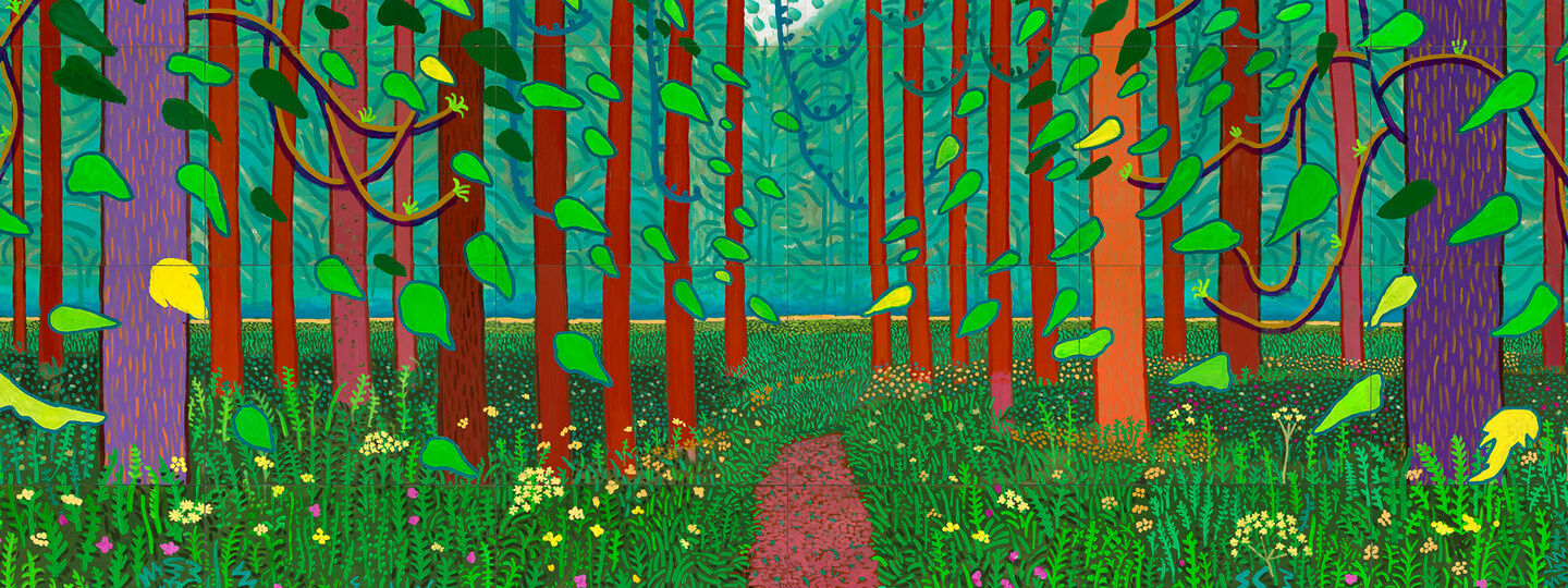 The Arrival of Spring in Woldgate, East Yorkshire in 2011, by David Hockney
