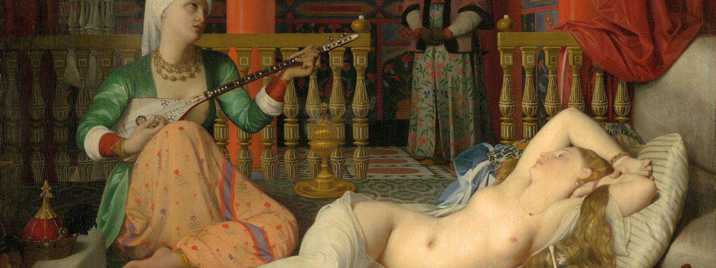 Odalisque with a Slave, by Jean-Auguste-Dominique Ingres
