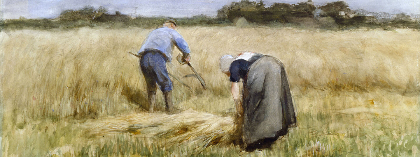 The Corn Harvest, by Anton Mauve