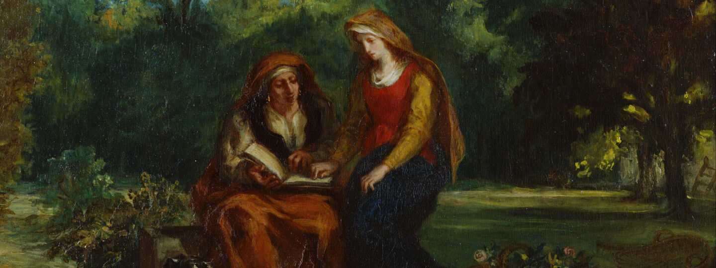 The Education of the Virgin, by Eugène Delacroix