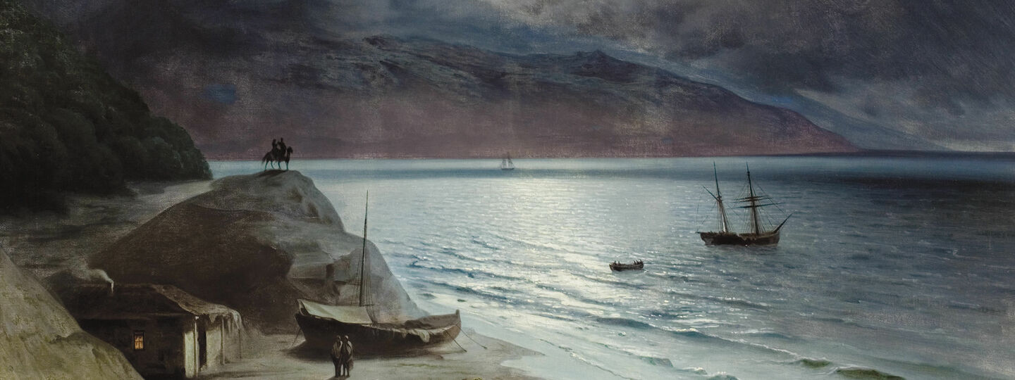 Night at Gurzof, by Ivan Aivazovsky