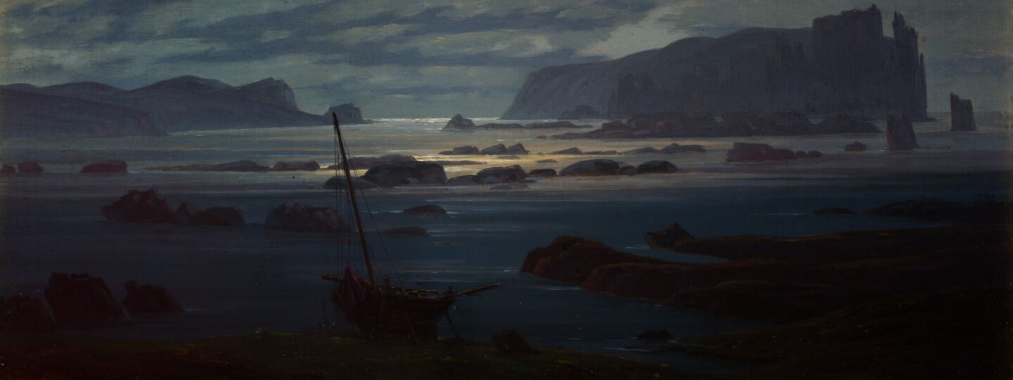 Northern Sea in the Moonlight, by Caspar David Friedrich