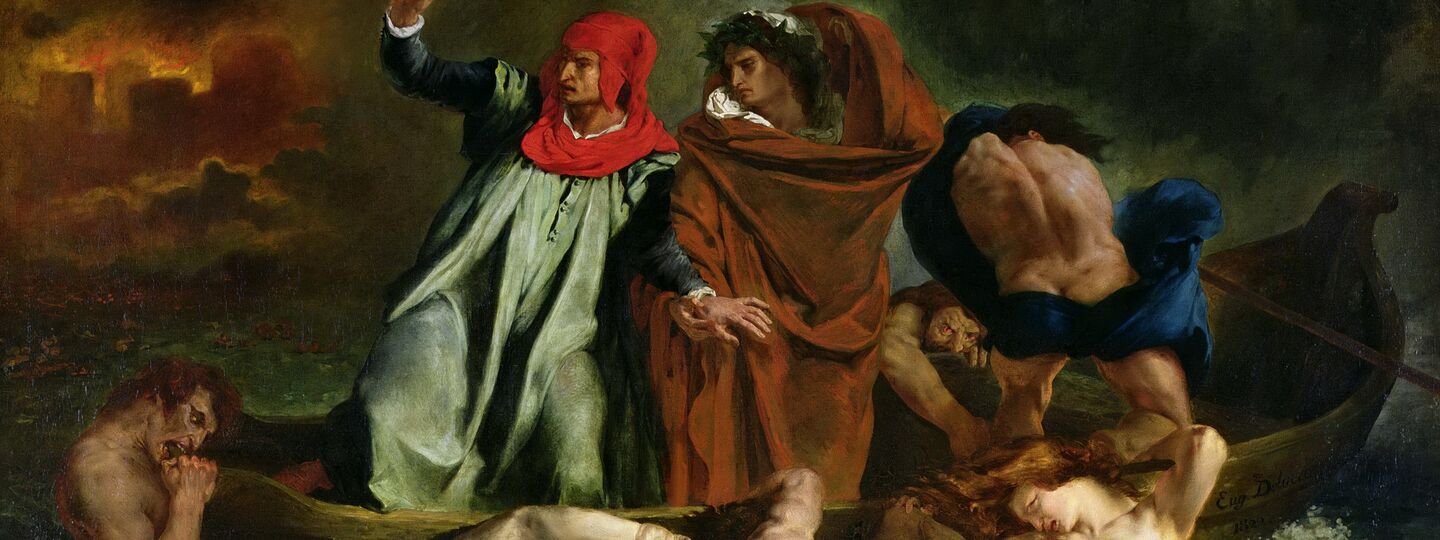 Dante and Virgil in Hell, by Eugène Delacroix