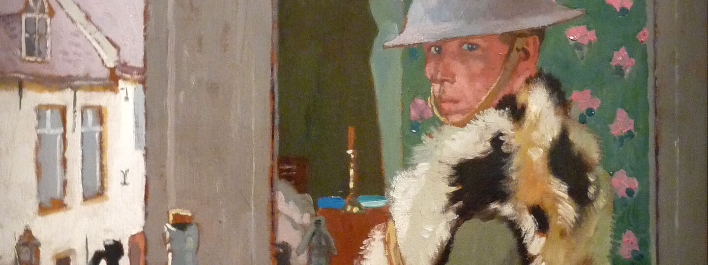 Ready to Start. Self-Portrait, by William Orpen