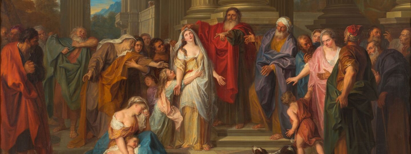 Susan accused of adultery, by Antoine Coypel