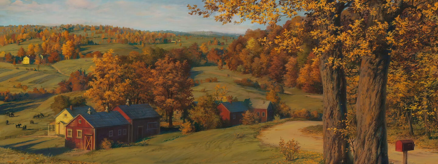 Farm Still Life, by Evgeny Lushpin