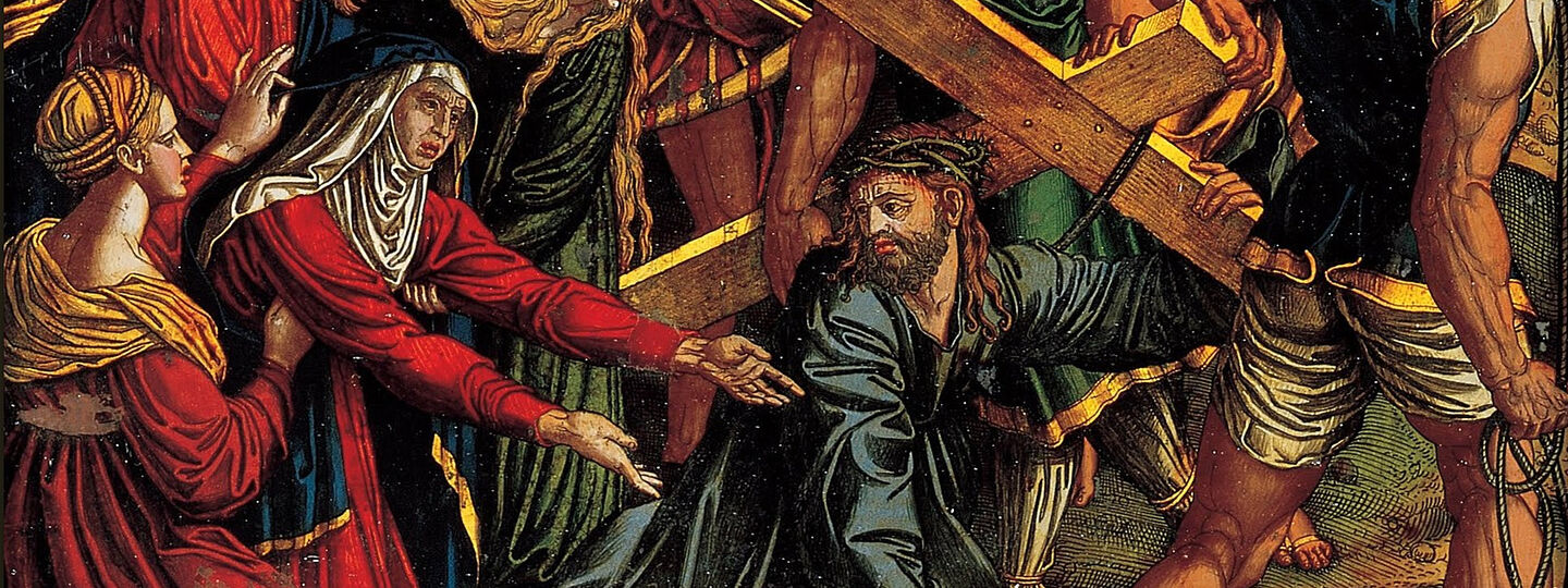 Christ Falls on the Road to Calvary, by Unknown artist