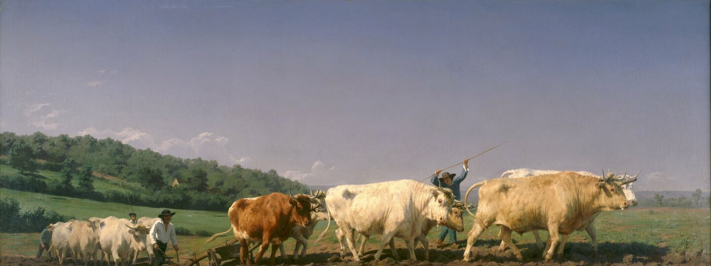 Ploughing in Nevers, by Rosa Bonheur