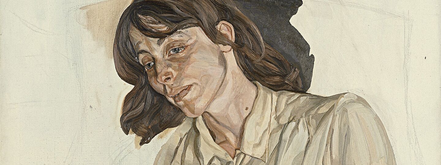 Last portrait, by Lucian Freud