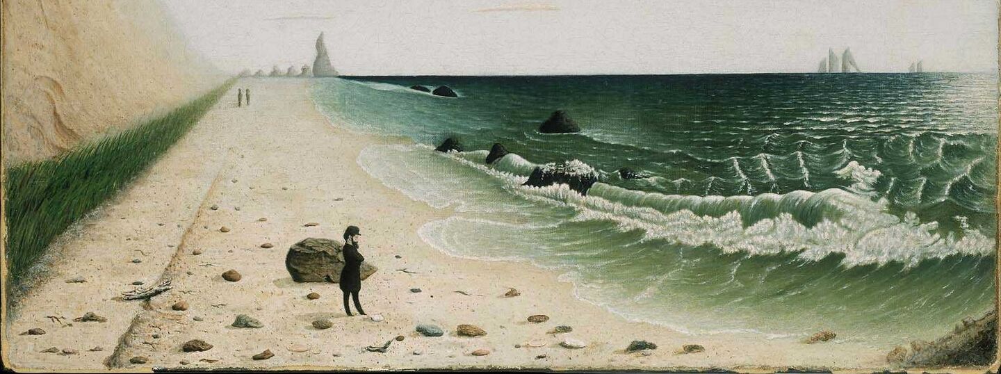 Meditation by the Sea, by Unknown artist
