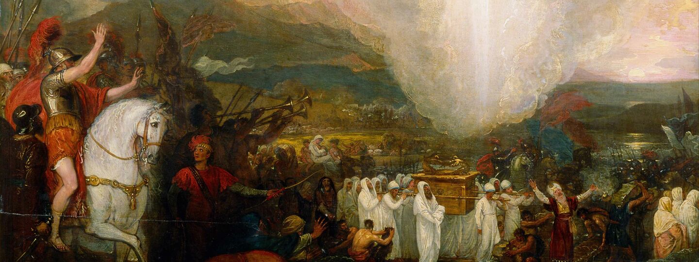 Joshua passing the River Jordan with the Ark of the Covenant, by Benjamin West