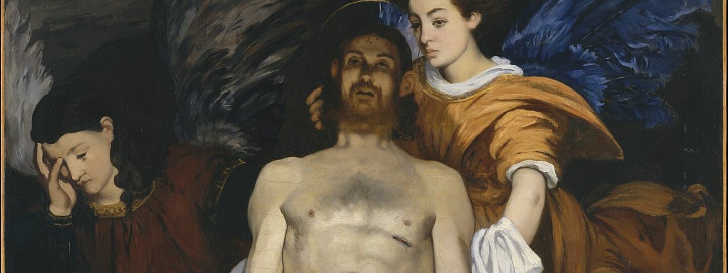The Dead Christ with Angels, by Édouard Manet