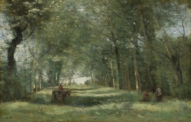 The Green Alley, by Jean-Baptiste-Camille Corot