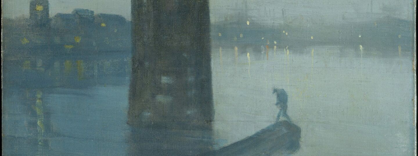Nocturne in Blue and Gold: Old Battersea Bridge, by James Abbott McNeill Whistler