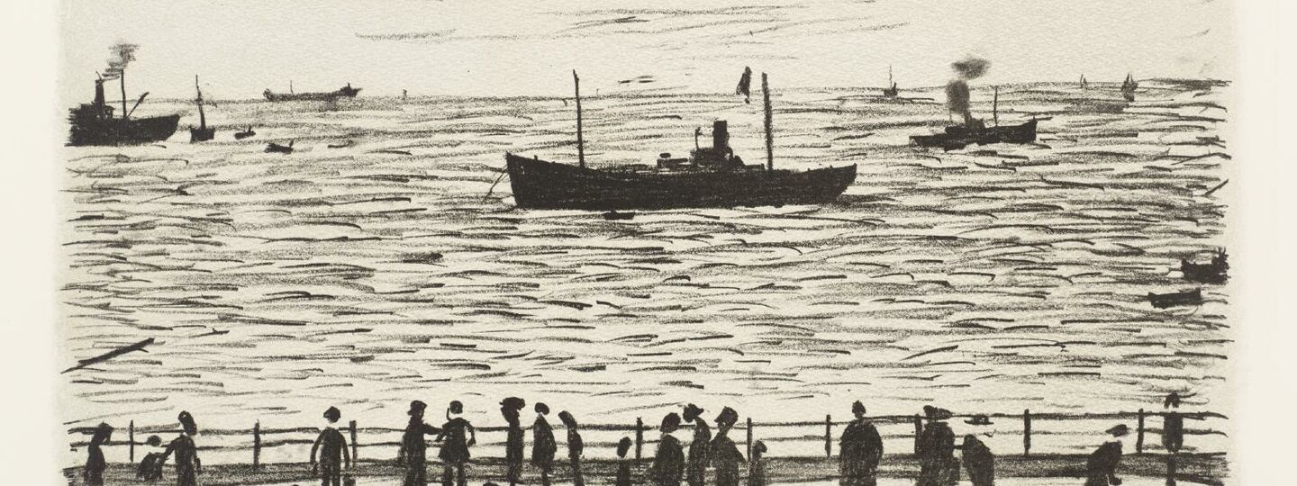 Seaside Promenade, by Laurence Stephen Lowry
