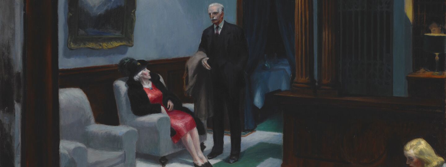 Hotel Lobby, by Edward Hopper