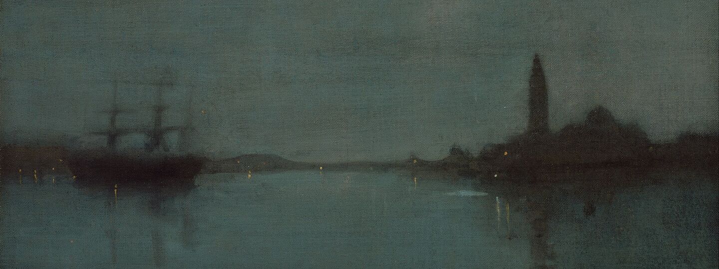 Nocturne in Blue and Silver: The Lagoon, Venice, by James McNeill Whistler