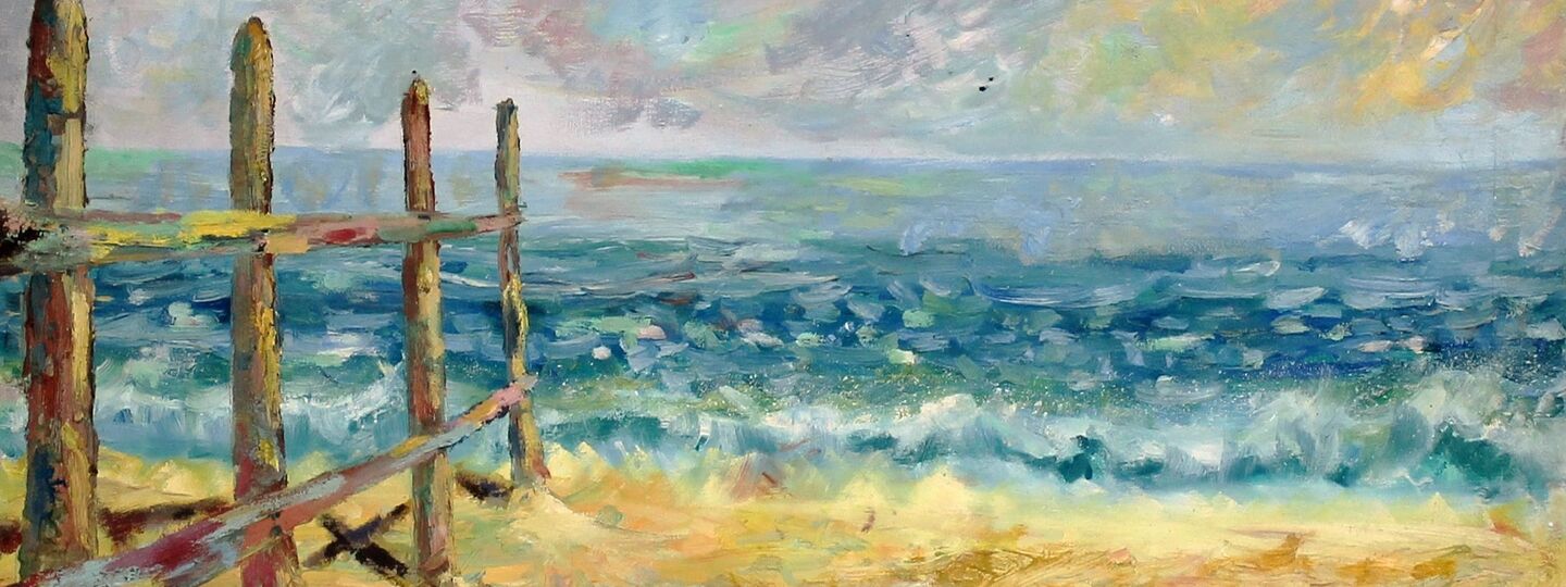 On Al Khan Beach, by Ali Al-Abdan