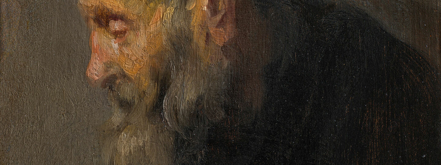 Study of an Old Man in Profile, by Rembrandt
