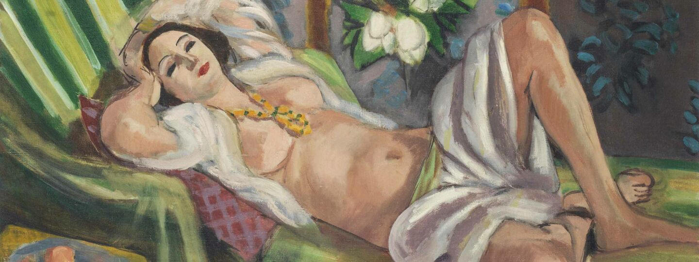 Odalisque lying with magnolias, by Henri Matisse