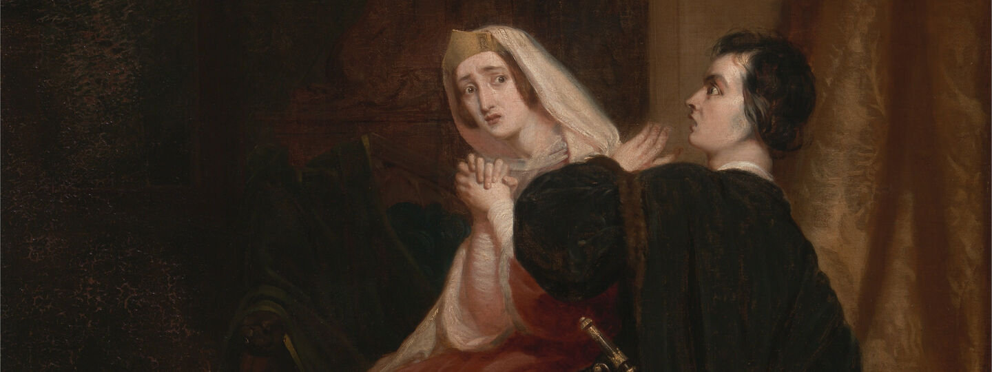 Hamlet and his Mother; The Closet Scene, by Richard Dadd