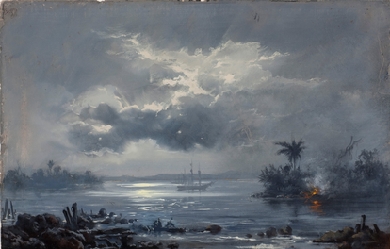 Study for Humaitá Passage, by Victor Meirelles