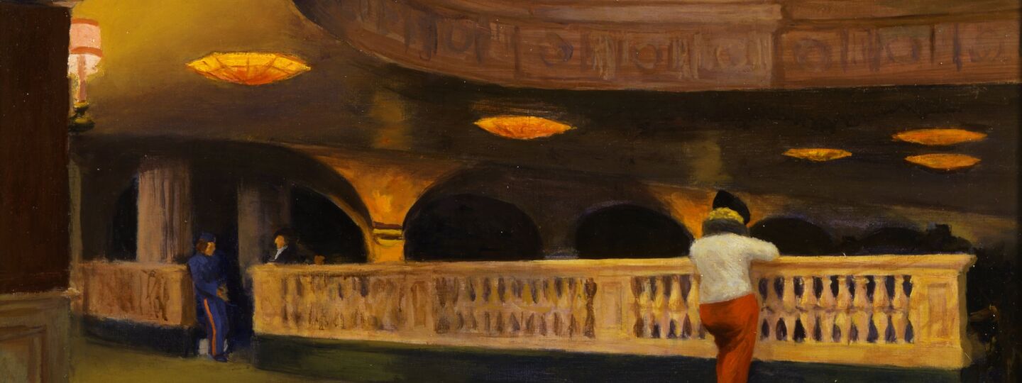 The Sheridan Theatre, by Edward Hopper
