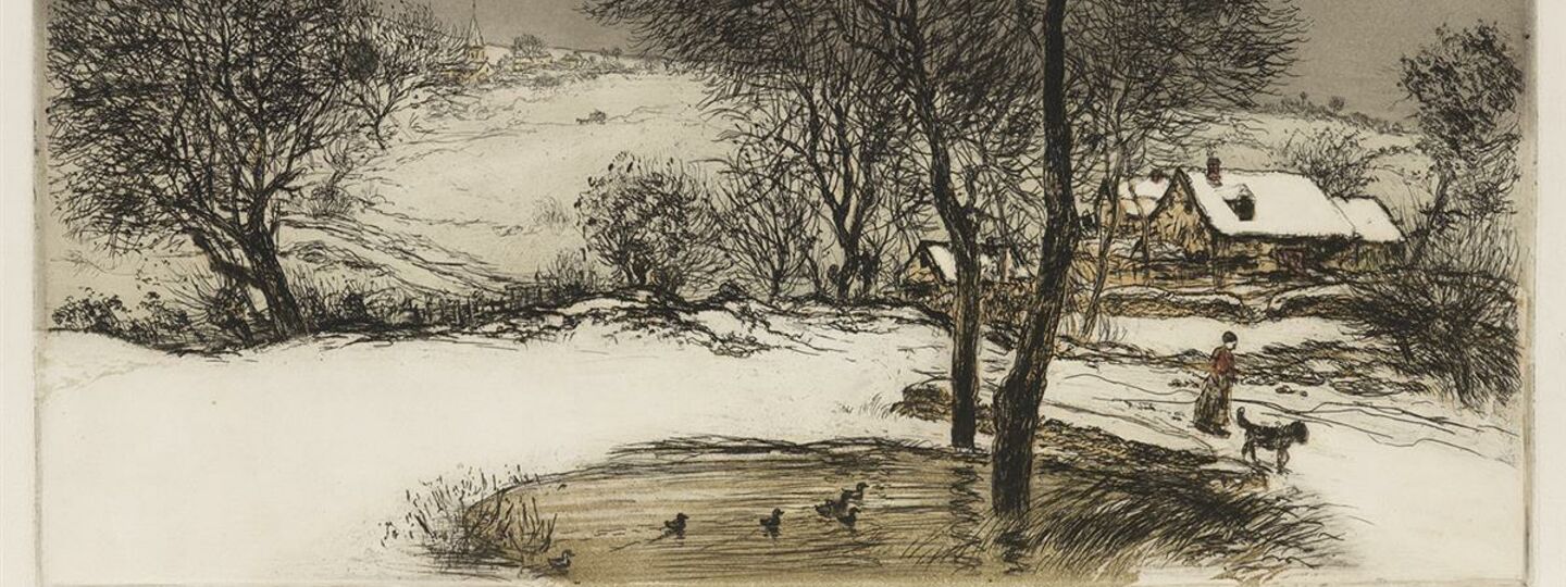 Snow, by Jean-François Raffaëlli