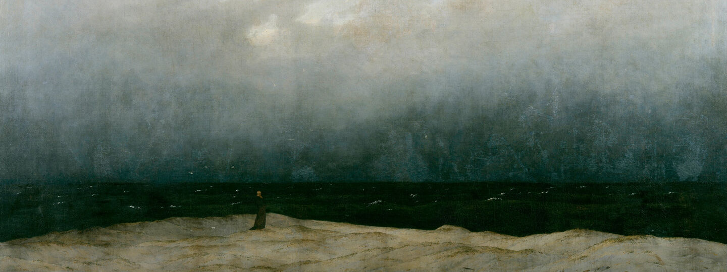 The Monk by the Sea, by Caspar David Friedrich
