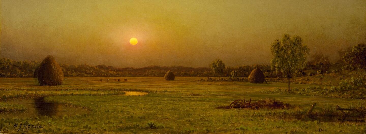 Marsh Sunset, Newburyport, Massachusetts, by Martin Johnson Heade