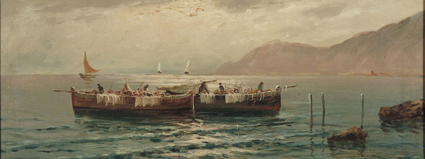 Gaetano Esposito the fishermen, by Alceste Campriani