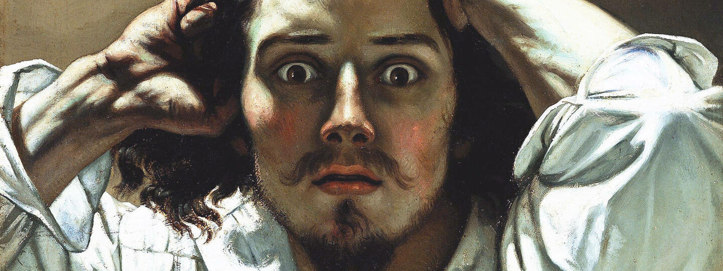 The Desperate, by Gustave Courbet