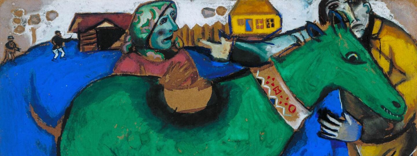 The green donkey, by Marc Chagall