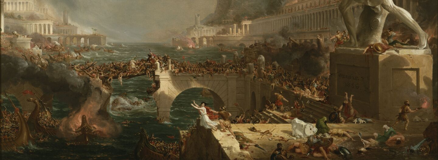The Course of Empire: Destruction, by Thomas Cole