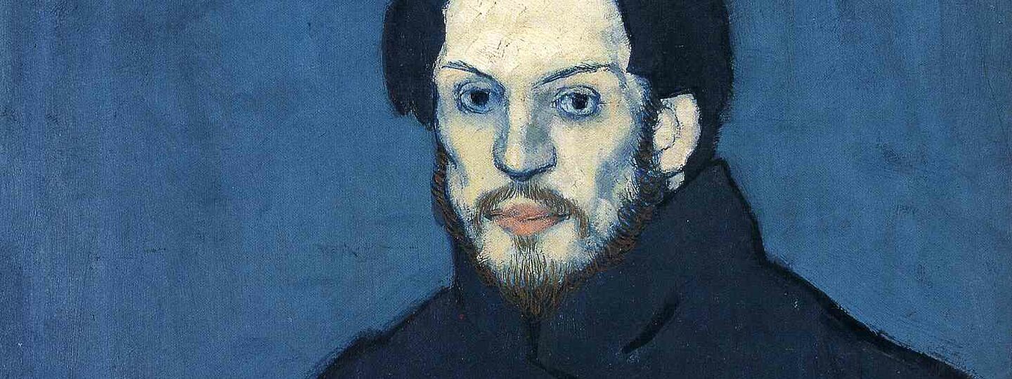 Self portrait, by Pablo Picasso