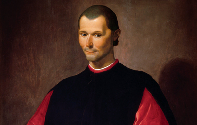 Portrait of Niccolo Machiavelli, by Santi di Tito