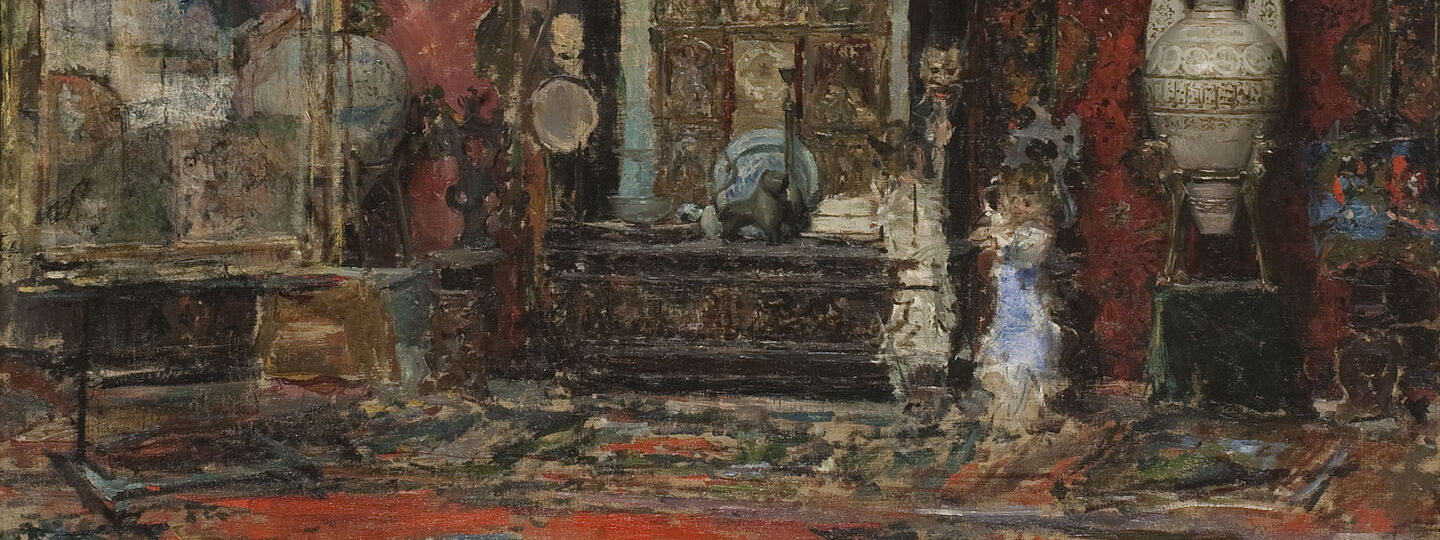 The Studio of Marià Fortuny in Rome, by Ricardo de Madrazo