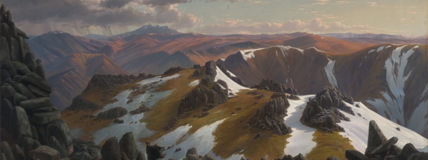 North-east view from the northern top of Mount Kosciusko, by Eugene von Guerard