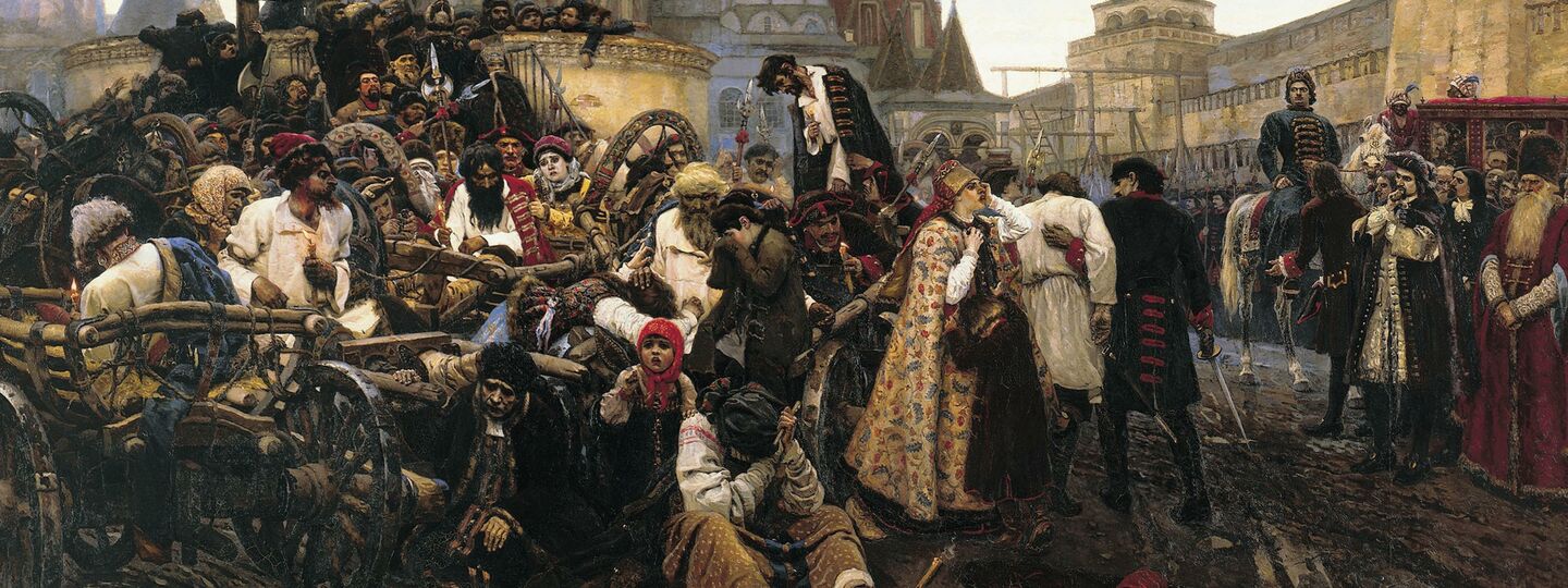 The morning of the execution of the streltsí, by Vasili Súrikov
