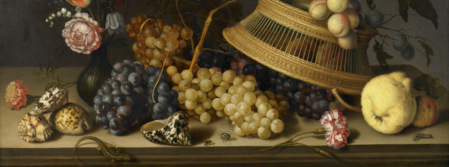 Still Life of Flowers, Fruit, Shells, and Insects, by Balthasar van der Ast