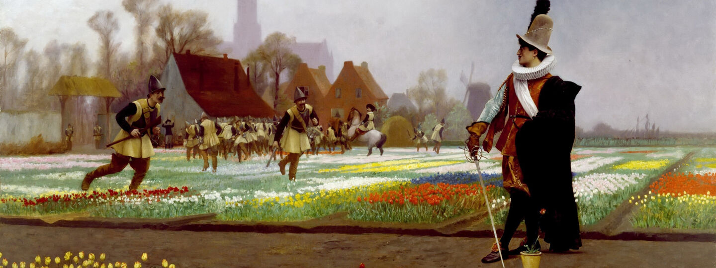 The Tulip Folly, by Jean-Léon Gérome