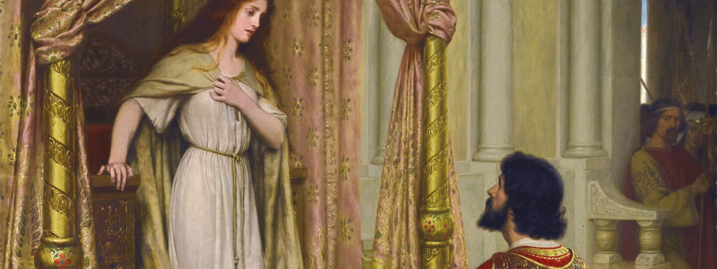 The King and the Beggar-maid, by Edmund Blair Leighton