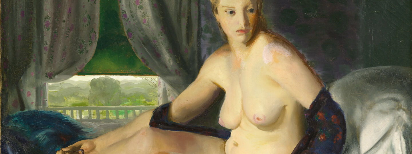 Nude with Fan, by George Bellows