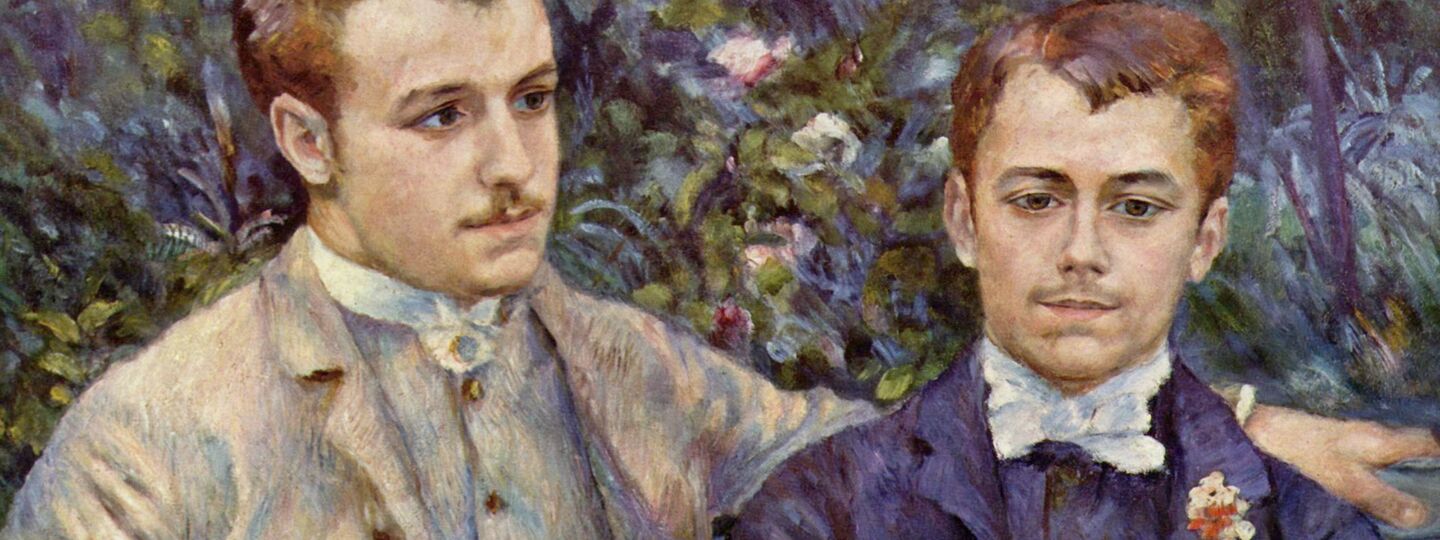 Portrait of Charles and Georges Durand-Ruel , by Pierre-Auguste Renoir