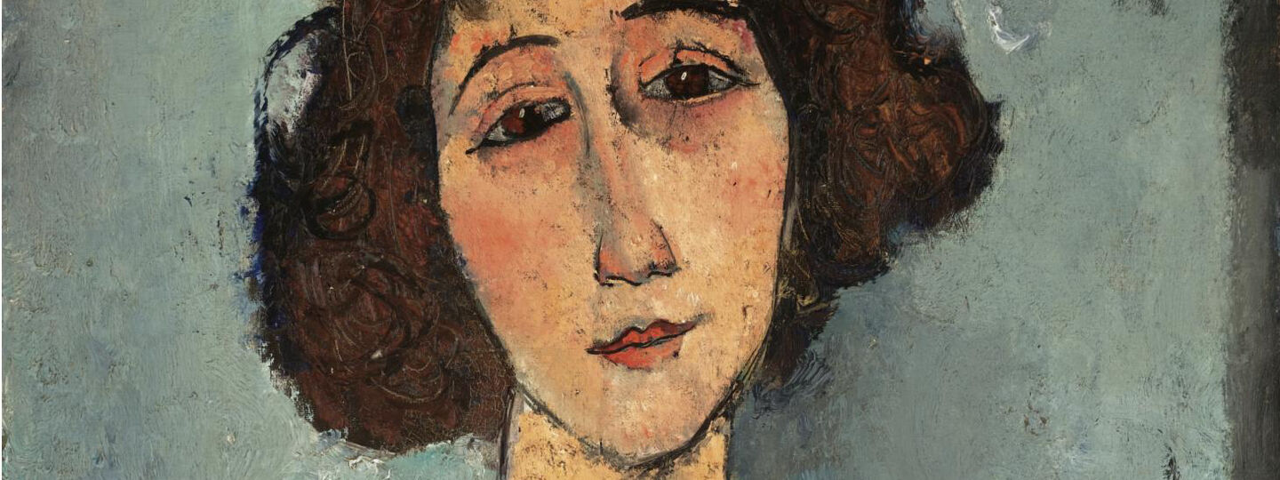 Portrait of a smiling girl, by Amedeo Modigliani