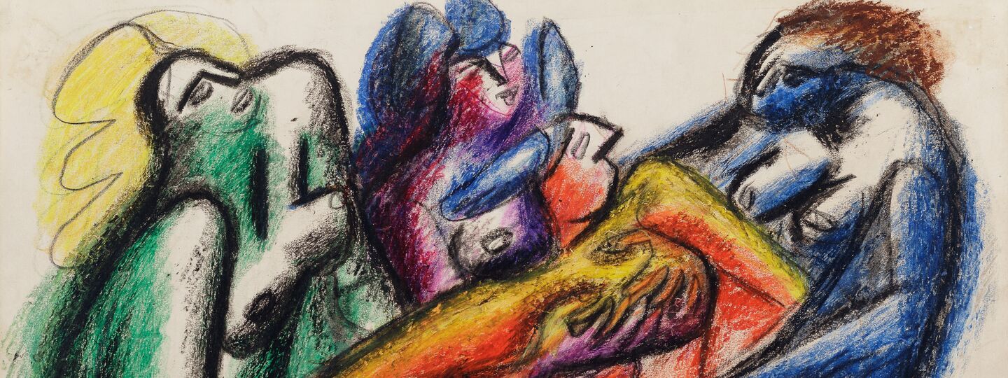 Composition with figures, by Le Corbusier