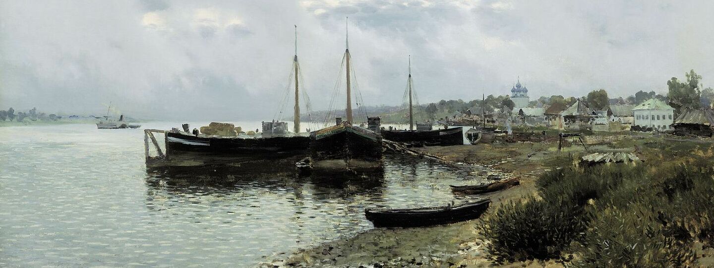After the rain, by Isaac Levitan